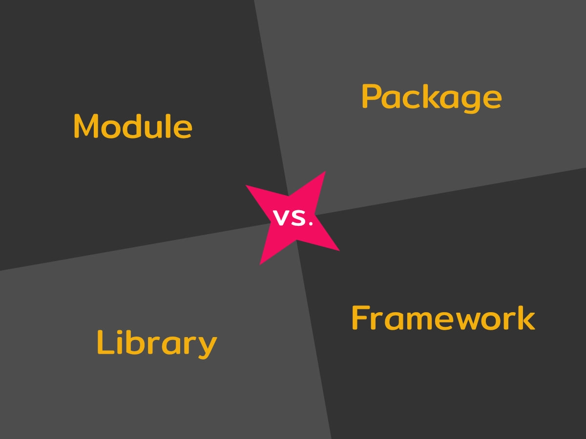 Package Vs Library Vs Module Vs Framework Mentoor